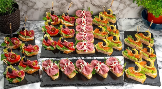 canapé finger food