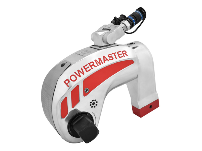 Hydraulic torque wrench tool for heavy-duty industrial fastening applications