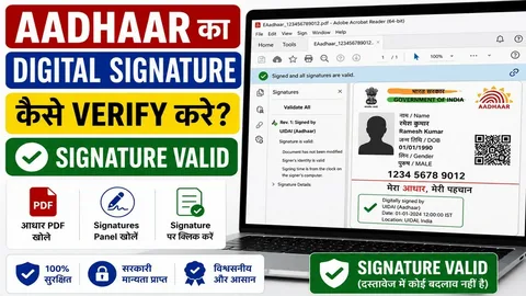 How to Verify the Signature on Your Aadhar Card?